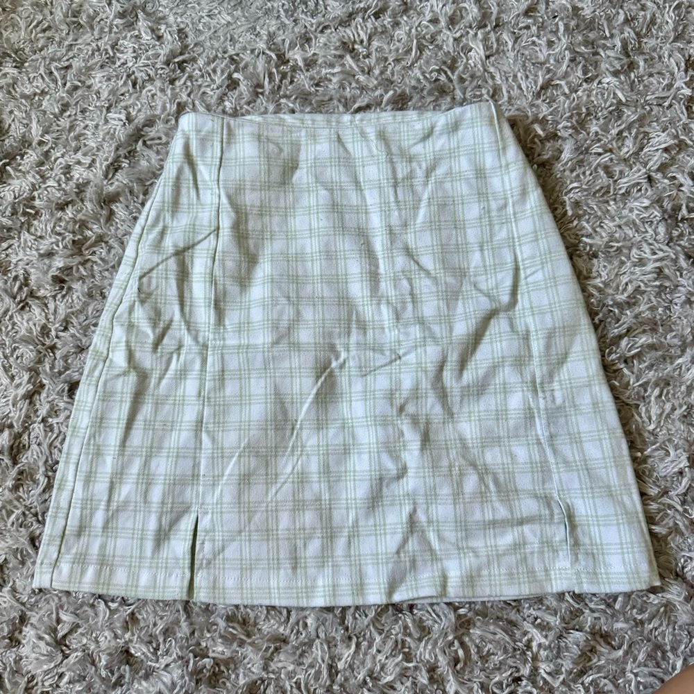Brandy Melville Plaid Mini Skirt